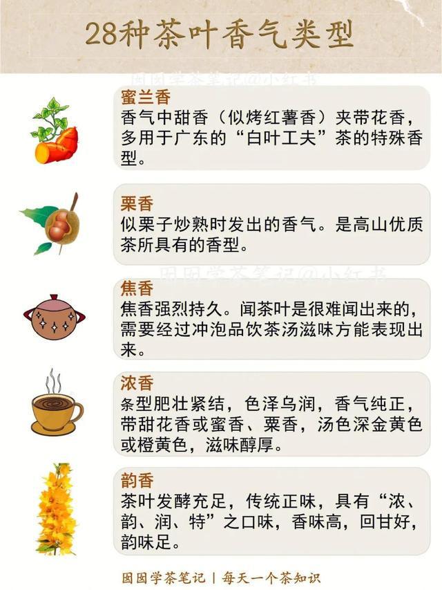 开云体育 开云平台盘点：28种常见的茶叶香气你闻过几种？(图3)